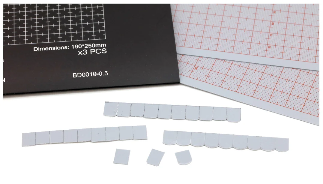Model Dönüştürme Plastik Levha - 0.5mm (3 Adet)